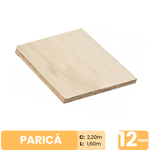 Compensado Paricá 12mm 220x160cm