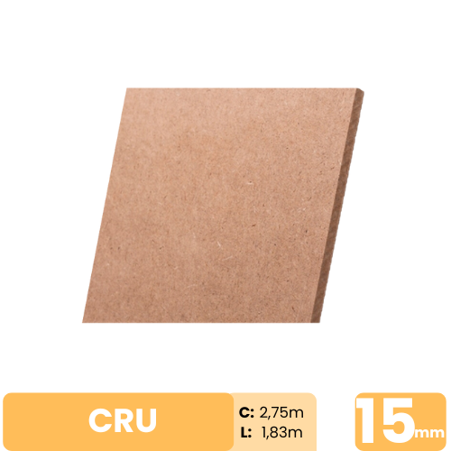 MDF Cru 15mm 183x275cm