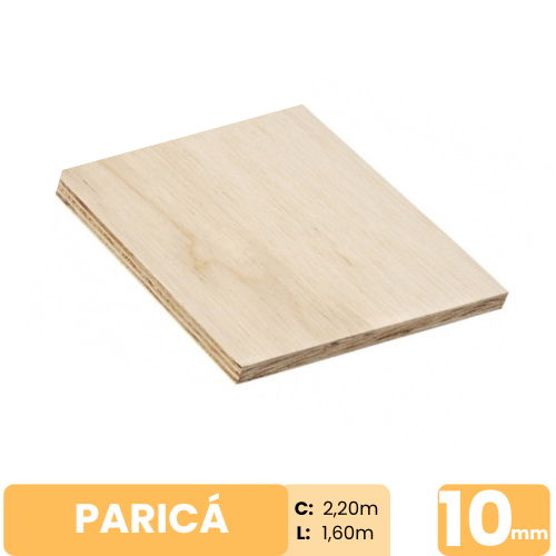 Compensado Paricá 10mm 220x160cm