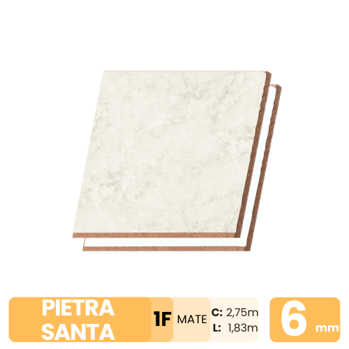 MDF Flora PIETRA SANTA 6mm 1face 183x275cm