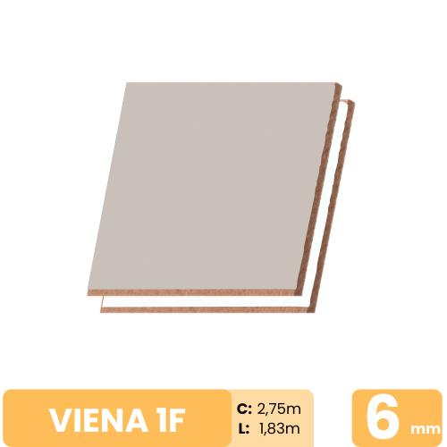 MDF Flora VIENA 6mm 1faces 183x275cm